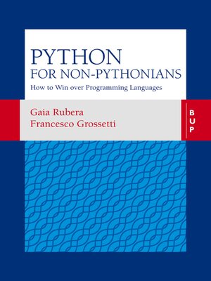 cover image of Python for non-Pythonians